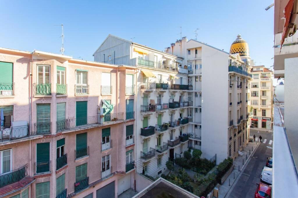 Center - Bright Studio Balcony Wifi & Aircon Apartment Nizza